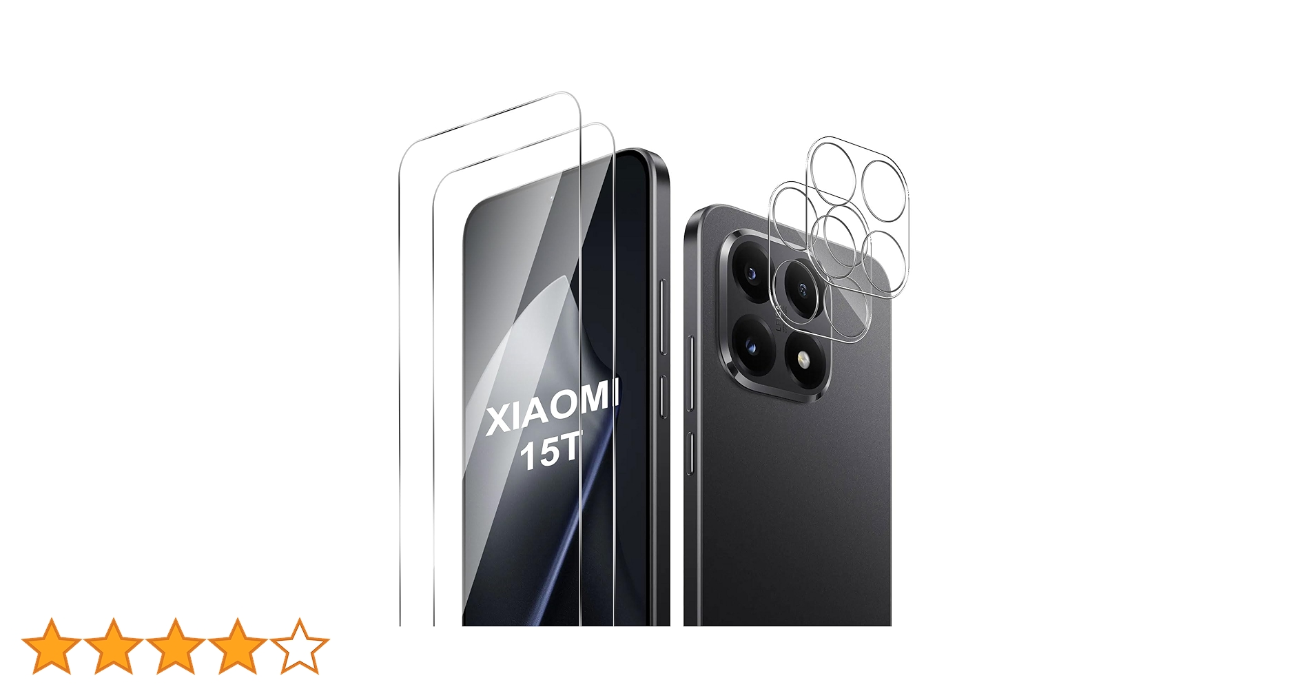 Amazon.co.jp: 【4枚入り】For Xiaomi 15T Pro ガラスフィルム （2枚